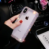 

Diamond Edge Phone Case Bling Bling Back Cover for iPhone XS Max xr for iphone 11 pro max
