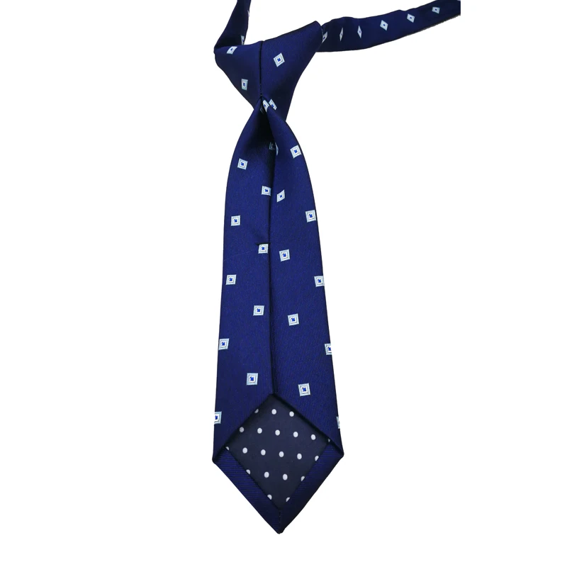 
Customize High Quality School Logo Tie Uniform Logo Neck Ties 
