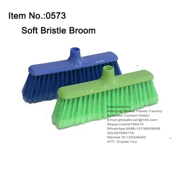 soft bristle floor brush