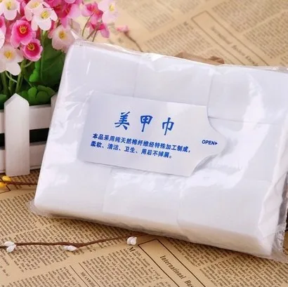 New 2015 900Pcs Nail Art Wipes Lint Cleaner Paper Pad Acrylic Gel Polish Tips Remover