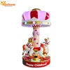 Coin operated 3 player kids mini carousel in sale,euro carousel machines