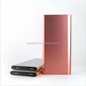 Quick charge 3.0 fast charging 10000mAh aluminum power bank for phone multiple quick charger 3.0 powerbank