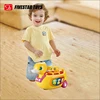 Funny Cartoon Duck Toy Sliding Musical Car Baby Playing Toys