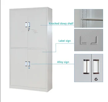Four Doors Steel Gym Locker Computer Laptop Cabinet Brand New