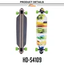 Canadian Maple Long board Street Surfing Free ride skateboard for sale