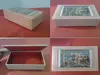 camel skin with papyrus painting Jewlery box