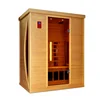Dubai home three person installation far infrared sauna rooms wood panel heating element