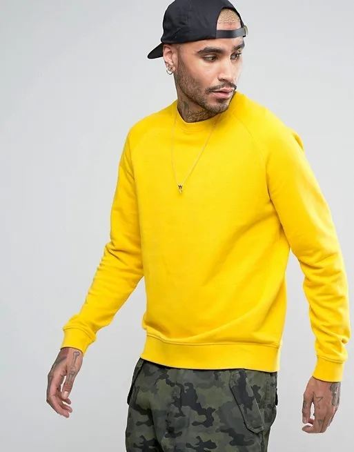 mens yellow pullover hoodie