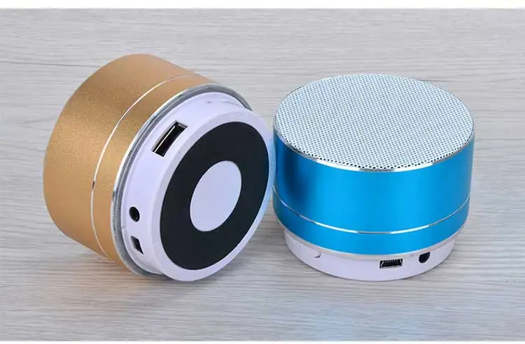 New Arrival Mini Wireless Portable Blue Tooth A10 Speaker Music Subwoofer Support Tf Usb With Led Lamp - ANKUX.COM