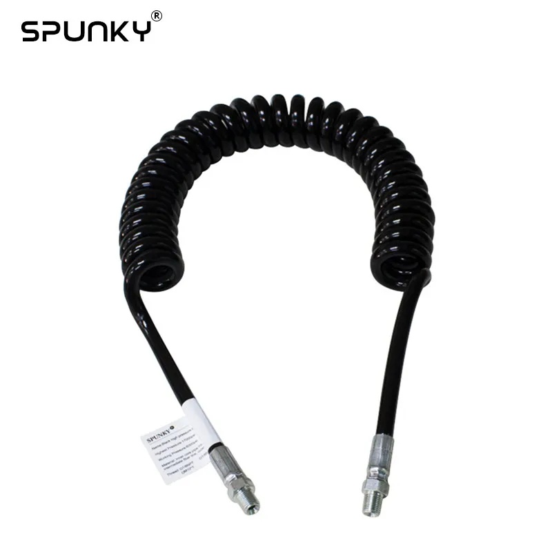 New 6000psi Paintball Co2 Air Heavy Duty Coiled Remote Line System High