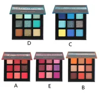 

BEAUTY GLAZED 9 Color Cruelty Free Bright Color Pressed Glitter Neon Pigment Make Up Eyeshadow Palette