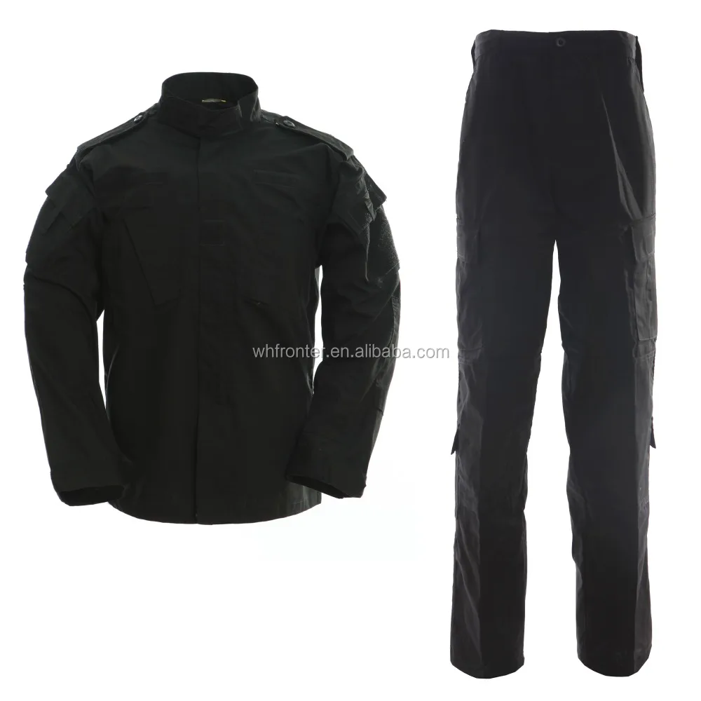 

Black Military Uniform, Military Surplus Supply from Fronter