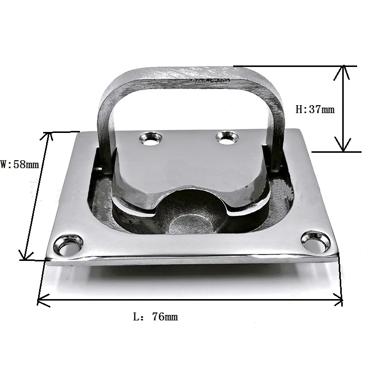 Boat Hatch Flush Pull Locker Lift Ring Handle Marine Deck Hardware