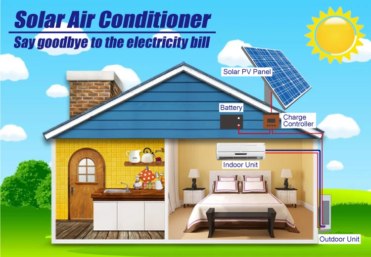 solar air conditioner price split solar DC48V 9000 BTU air condition