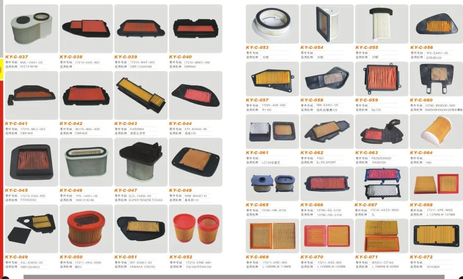 Motorcycle Engine Parts Carbon JH70 Air Filter