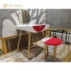 Beautiful table can be used for making up with marble top set and hot sale marble with chair