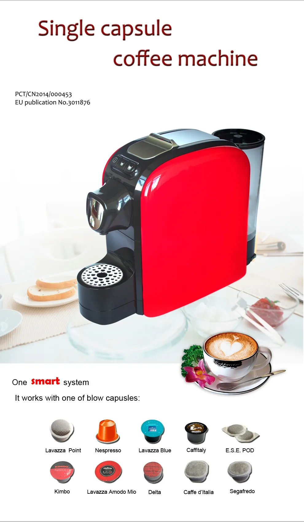 19bar Espresso Capsule Coffee Machine For Italy Household Buy