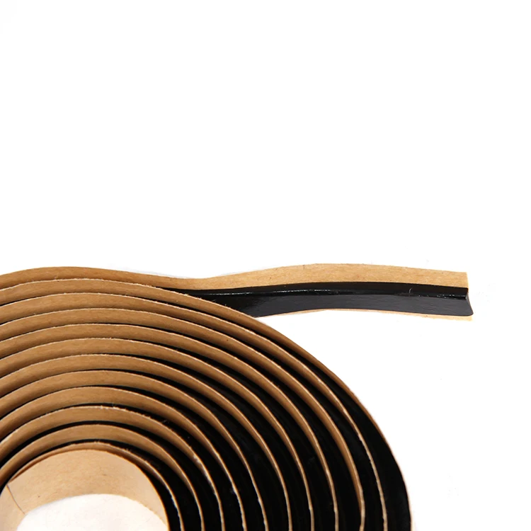 
Factory heat resistance building material black aluminum flashing butyl tape 