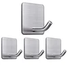 Hot sell bathroom stainless steel removable self Adhesive wall Hooks Hanger and loop heavy duty wall hooks