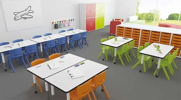 New Design Modern School Furniture PP Plastic Stacking Chair