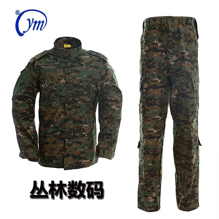 

Military outdoor activities jungle digital fabric military uniform, Customerized