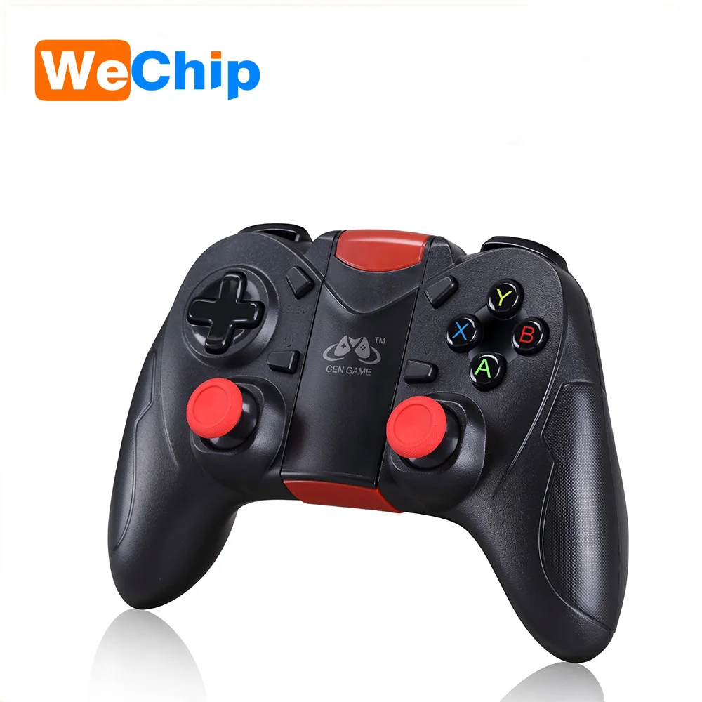 

2018 hot sales S6 bt android gamepad for happy chick platform Controller Joystick For Smartphone SmartTV Smart box, Red