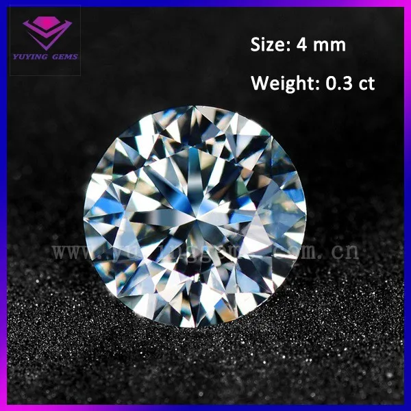 

gemstone factory price round brilliant cut forever shining wholesale genuine loose moissanite, Lasting long and attractive