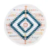 good water absorption design printed round beach towel custom blanket