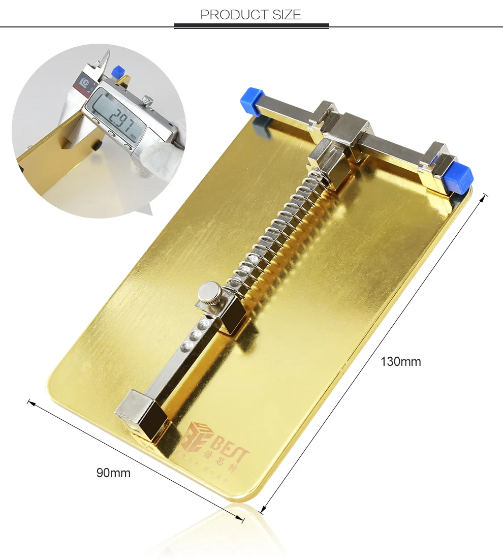 BST- 001C Stainless Steel Circuit Board soldering desoldering PCB Repair Holder Fixtures Cell Phone Repair Tool