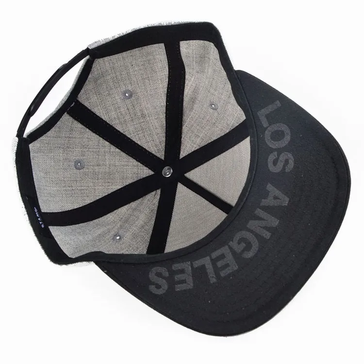 blank unstructured snapback