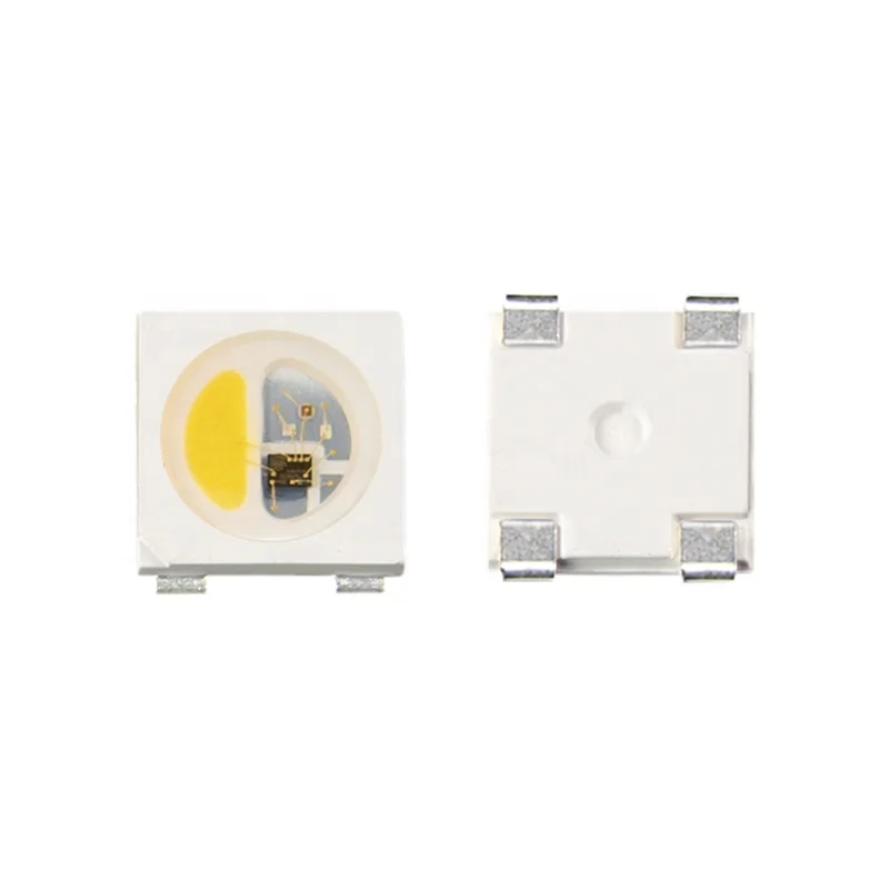 0.25w addressable sk6812 rgby ( rgb+yellow) sk6812 rgbw( rgb+white) 4 chips in 1 smd 5050 led chip