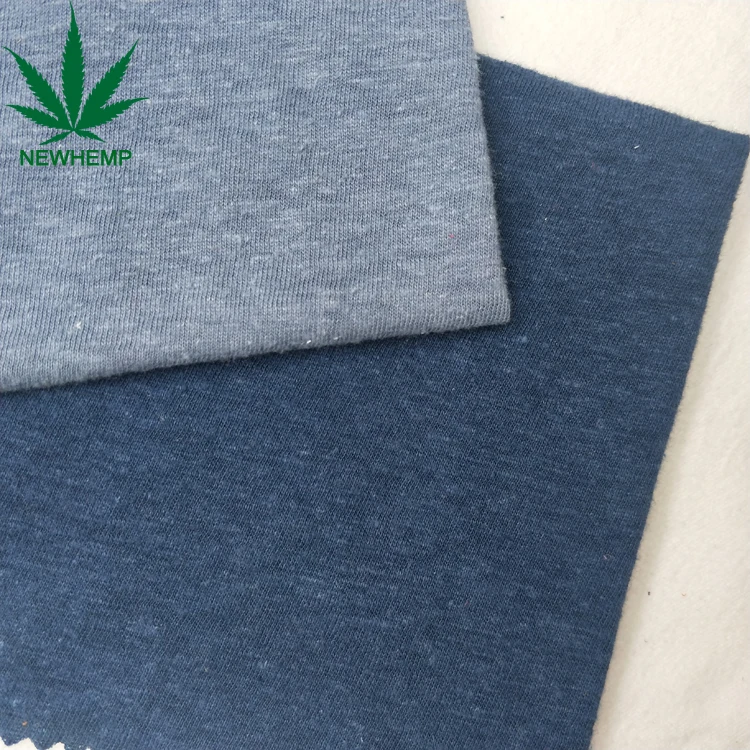 
GOTS certificated hemp jersey fabric for clothing 