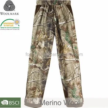 wool camouflage pants