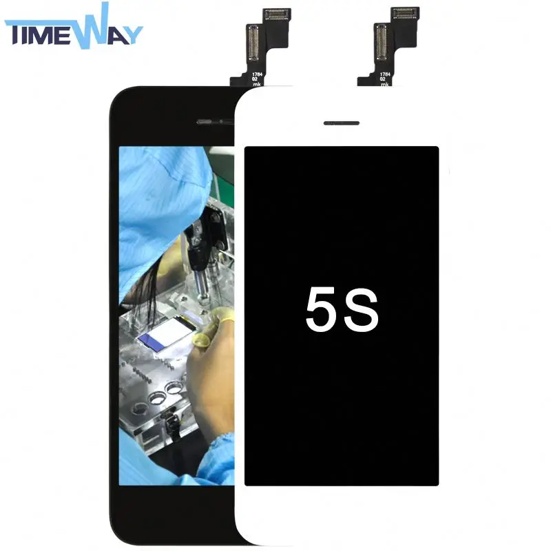 

Motherboard price cheap for iphone 5s lcd with digitizer, Black and white