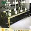 Cheap stainless steel frame rectangle wedding table and chair