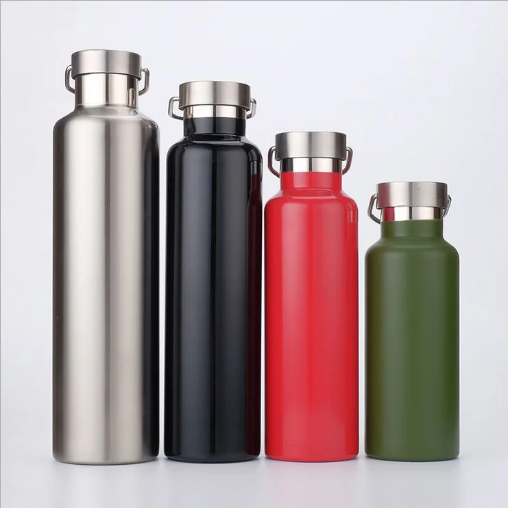 

Vacuum Insulated Stainless Steel Water Bottle Perfect for Outdoor Keep Drinks Hot or Cold for Longer Flask with Bamboo Lid, Customzied