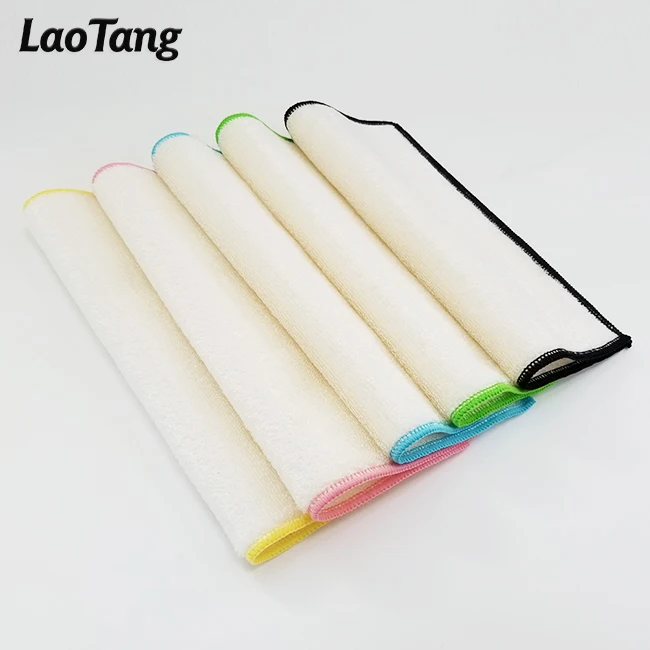 

Detergent Free Bamboo Fiber Wash Cloth Eco-friendly Dish Towel Kitchen Cleaning Towel for Household and Hotel