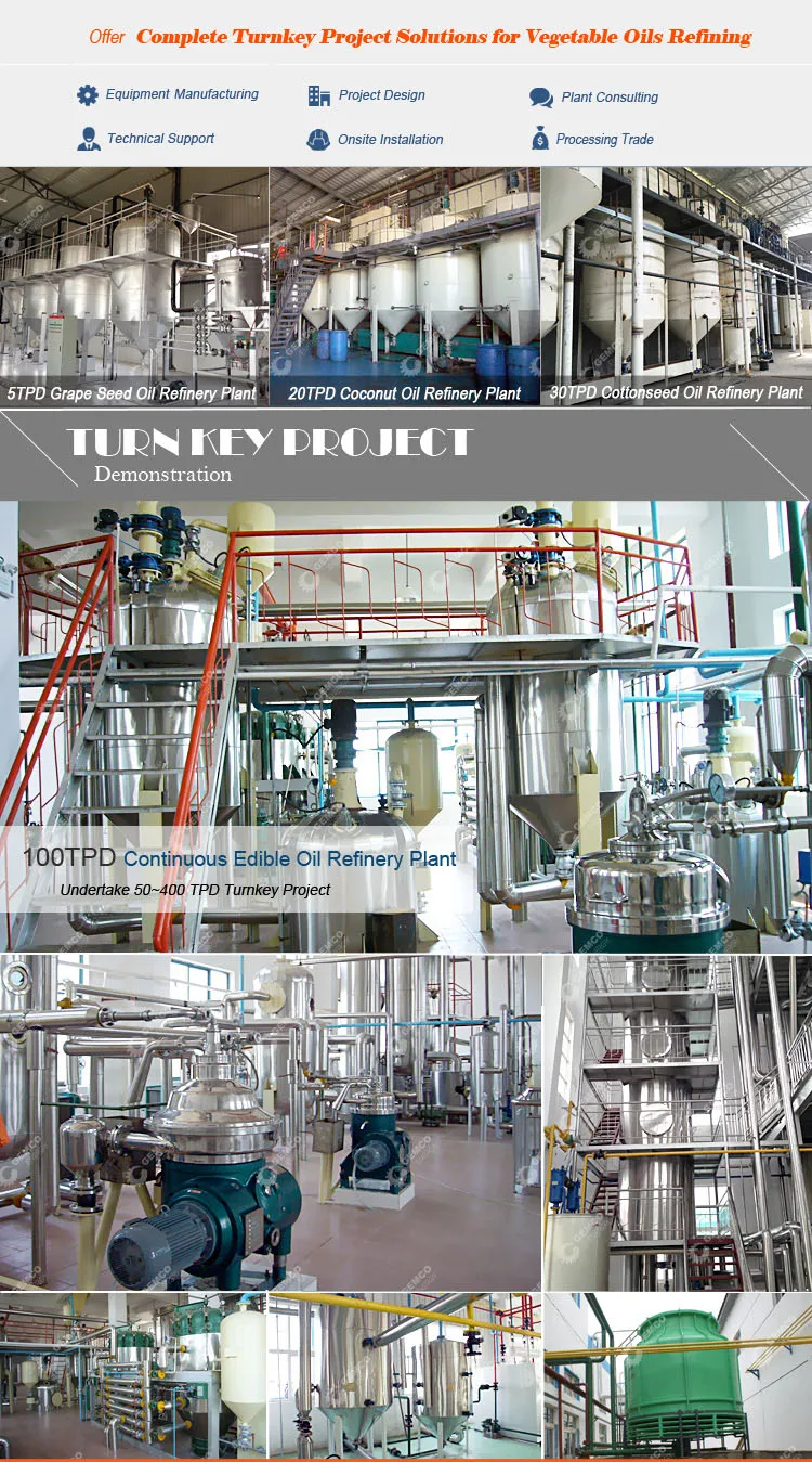 6 T/H oil mill machine for cooking edible peanut mustard wheat germ soyabean palm coconut crude oil refinery for sale