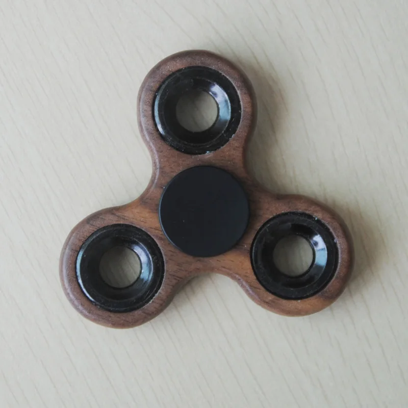 2017 New design wooden or Bamboo fidget / hand spinner/ Hand Fidget toys