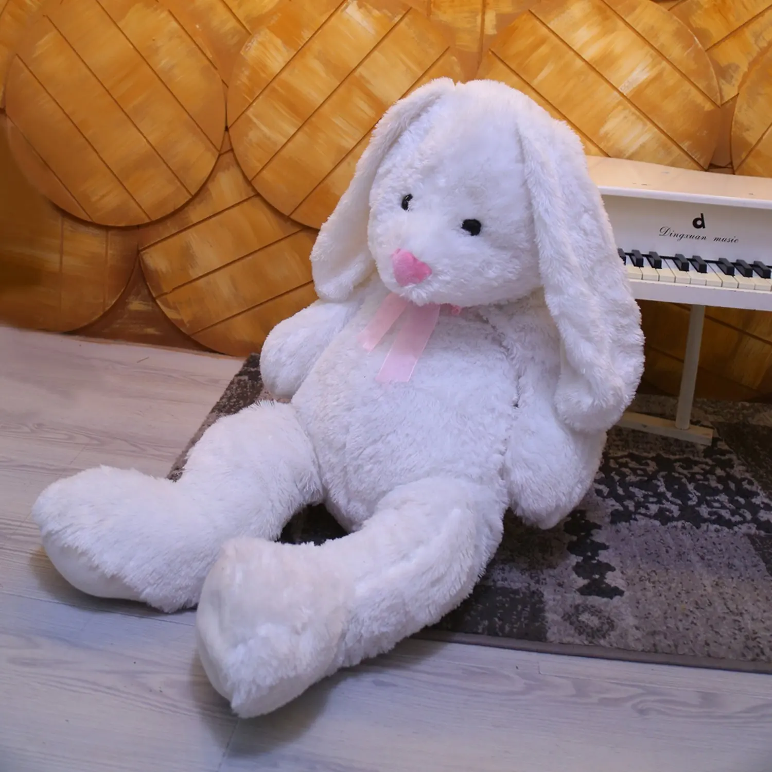 big stuffed rabbit