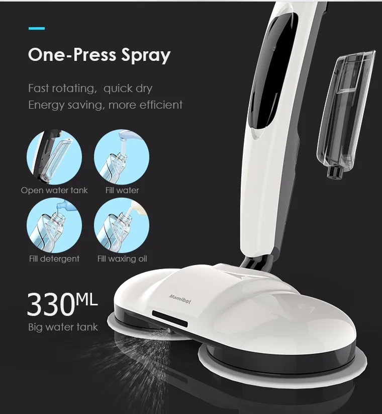 New Generation Hybrid Electric Floor Mop Wet And Dry Wireless Electric