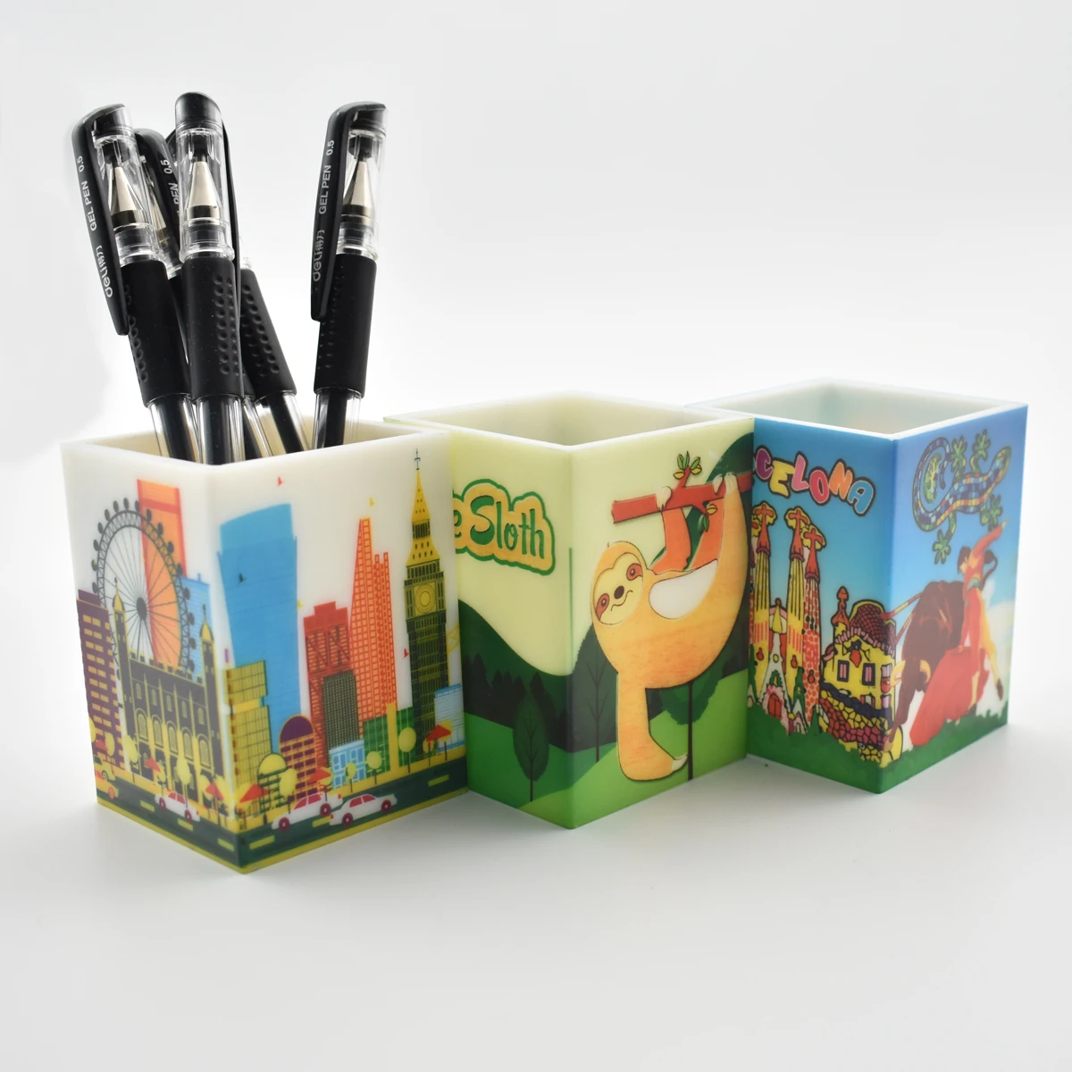 Hot Selling Wholesale Custom Promotion Souvenir Acrylic Pen Holders For