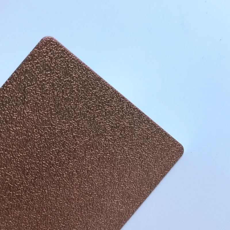 Decoration PVD Colored Coated Etched Embossed Stainless Steel Sheet
