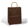 High quality cheap price kraft paper shopping bag with handles colored kraft paper bag