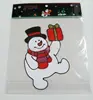 dancing snowman stciker/christmas santa sticker/household decorations