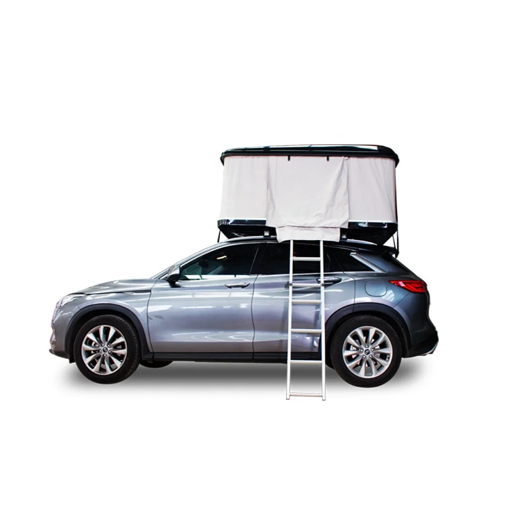 

High Quality Outdoor Hard Shell Roof Top Tent For Sale, Black
