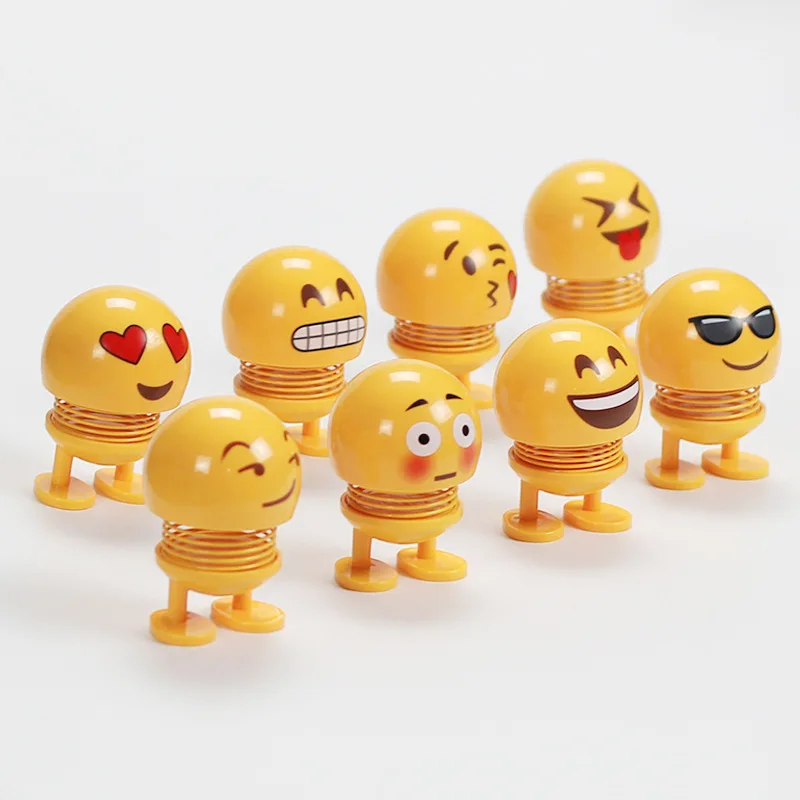 2019 novelty funny car dashboard toys mutil- expression dolls