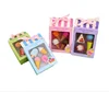 Promotional Ice cream hamburger student personalized rubber eraser set school student gift stationary