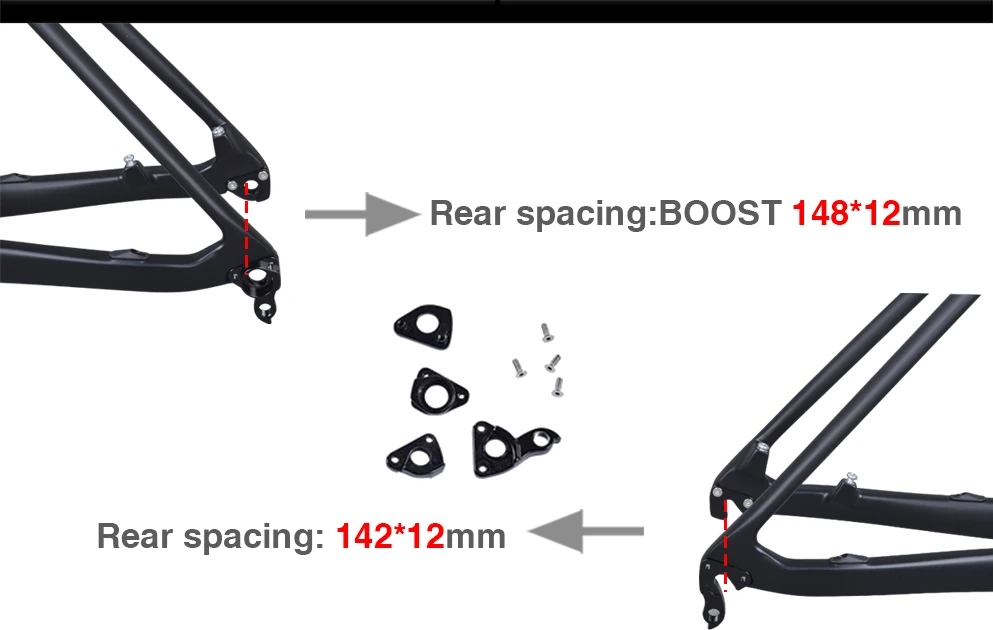 Bxt Neue T800 Carbon Rahmen 29er Mtb Mountainbike Rahmen