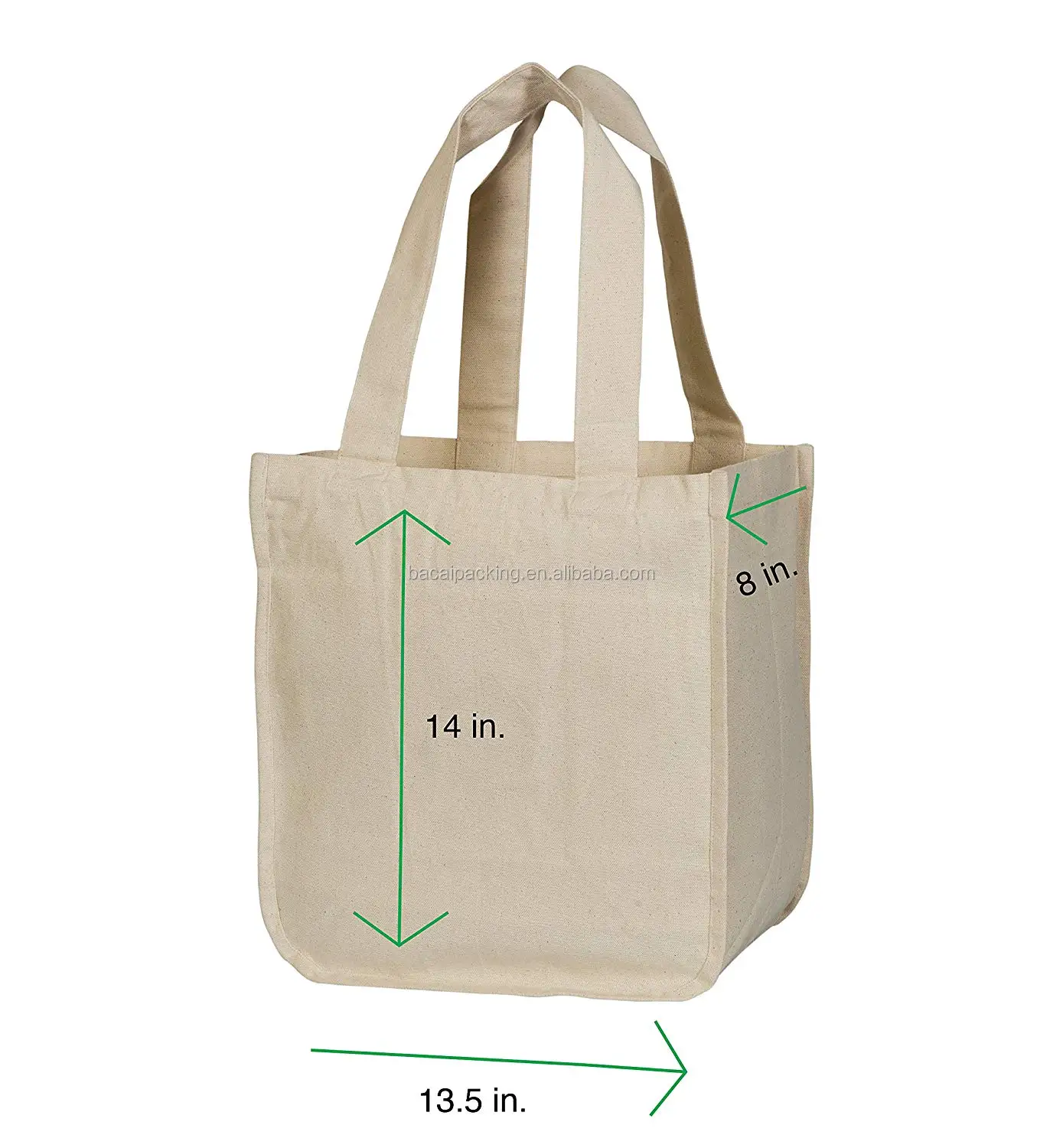 Canvas Grocery Ping Bags With Handles Cloth Tote Canvas Grocery Ping Bags With